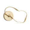 Wall lamp Lux Amaya – LED wall lamp in gold and steel
