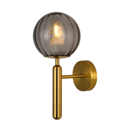 Wall lamp Lux Ravena – LED wall lamp in brass