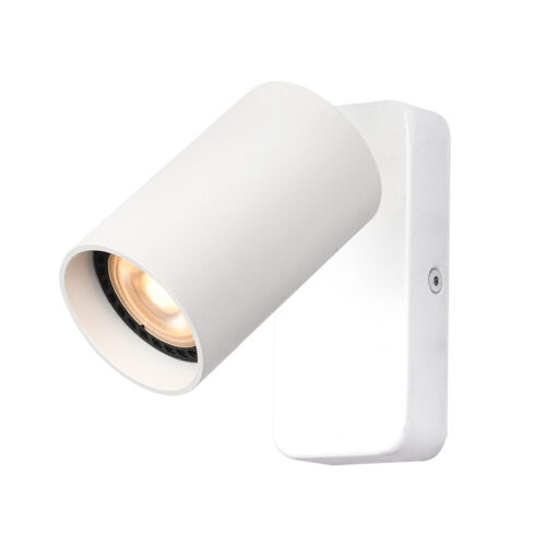 Wall lamp Lux Nesto – LED wall lamp in sandy white and steel