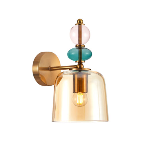 Wall lamp Lux Namos – LED wall lamp in brass and metal alloy