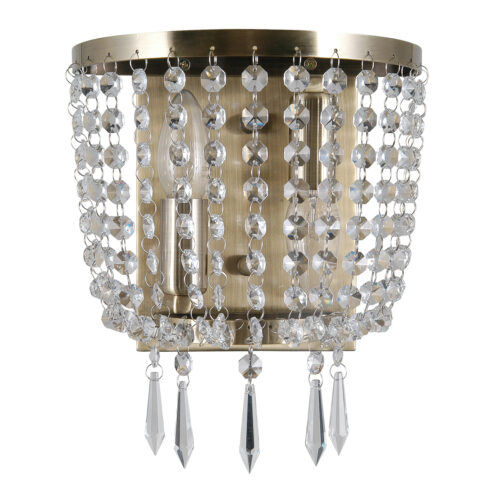 Wall lamp Lux Cortina 40w – LED wall lamp in antique bronze and steel