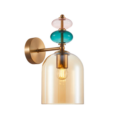 Wall lamp Lux Busco 40w – LED wall lamp in gold and steel