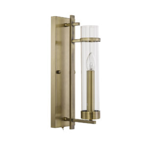 Wall lamp Lux Aspen – LED wall lamp in antique bronze and steel