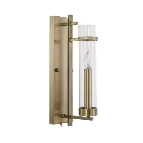 Wall lamp Lux Aspen – LED wall lamp in antique bronze and steel