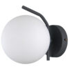 Wall lamp Lux Carimi – LED wall lamp in graphite and steel