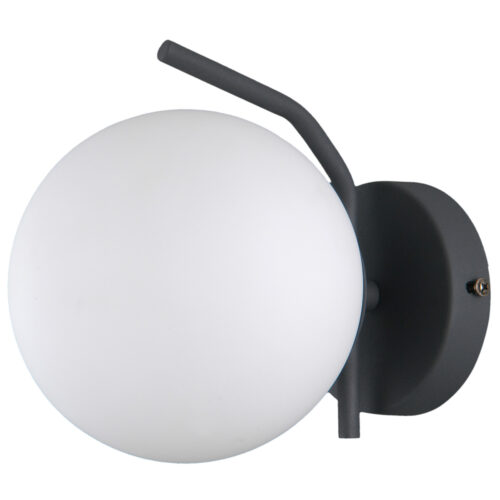 Wall lamp Lux Carimi – LED wall lamp in graphite and steel