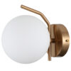 Wall lamp Lux Carimi 5w – LED wall lamp in honey brass and steel