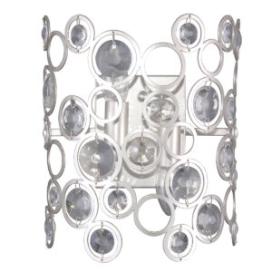 Wall lamp Lux Nardo – LED wall lamp in champagne silver and steel