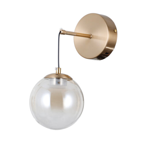 Wall lamp Lux Velada – LED wall lamp in gold and steel