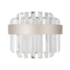 Wall lamp Lux Horna – LED wall lamp in champagne and steel
