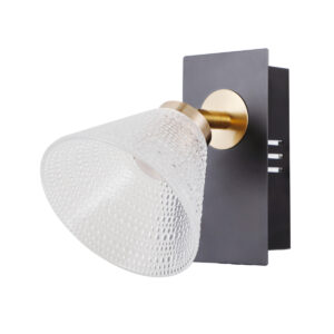 Wall lamp Lux Orella – LED wall lamp in matt black
