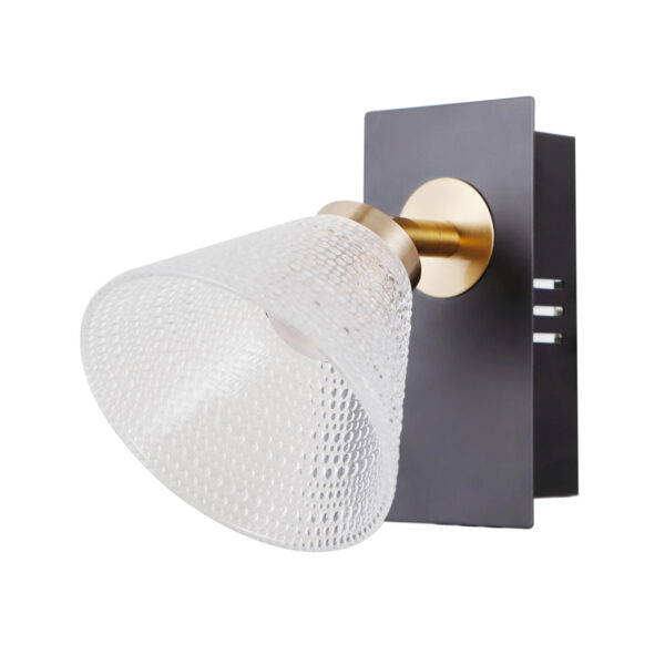 Wall lamp Lux Orella – LED wall lamp in matt black