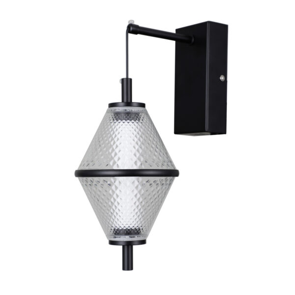 Wall lamp Lux Fuente 5w – LED wall lamp in matt chrome and aluminum