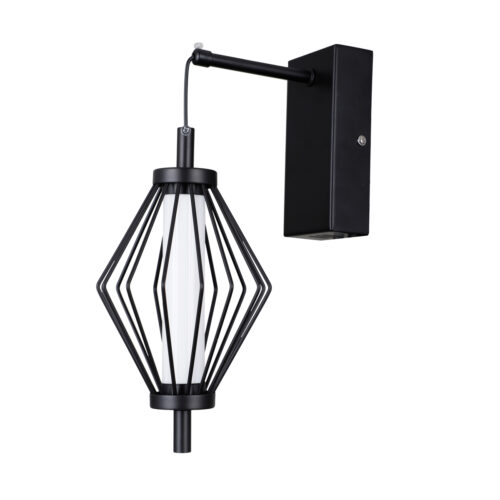 Wall lamp Lux Sevil – LED wall lamp in matt chrome and steel