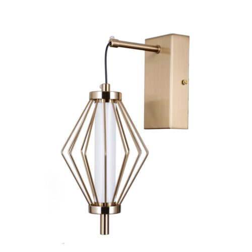 Wall lamp Lux Sevil 5w – LED wall lamp in gold and steel
