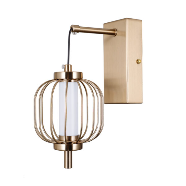 Wall lamp Lux Pedro 4w – LED wall lamp in gold and steel