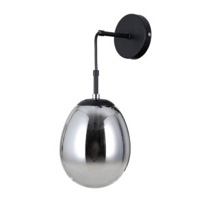 Wall lamp Lux Meolo – LED wall lamp in matt black and metal alloy