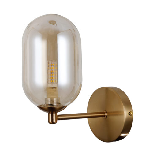 Wall lamp Lux Perano – LED wall lamp in antique bronze and steel