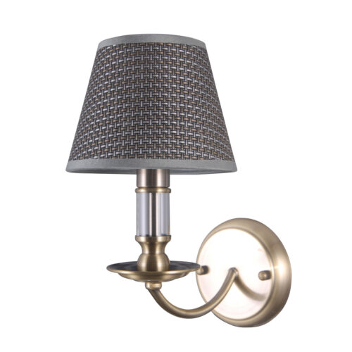 Wall lamp Lux Zanobi – LED wall lamp in antique bronze and steel