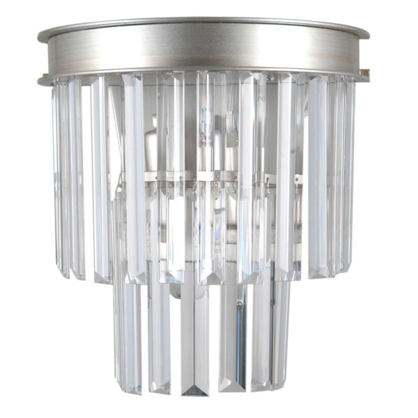 Wall lamp Lux Verdes – LED wall lamp in silver and steel