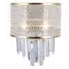 Wall lamp Lux Torreia – LED wall lamp in antique brass and steel