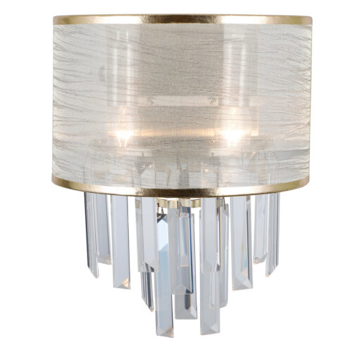 Wall lamp Lux Torreia – LED wall lamp in antique brass and steel