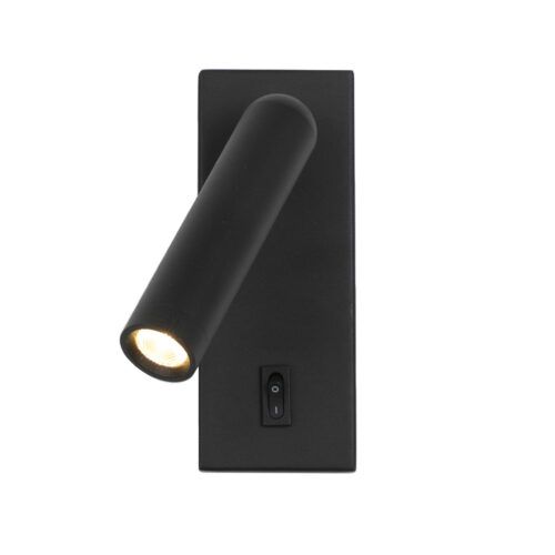 Wall lamp Lux Nova – LED wall lamp in black and aluminum