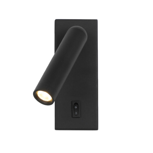 Wall lamp Lux Nova – LED wall lamp in black and aluminum