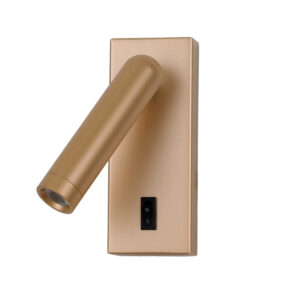 Wall lamp Lux Nova – LED wall lamp in gold and aluminum