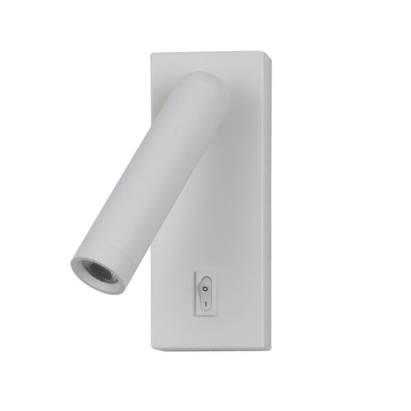 Wall lamp Lux Nova 2.5W – LED wall lamp in white and aluminum