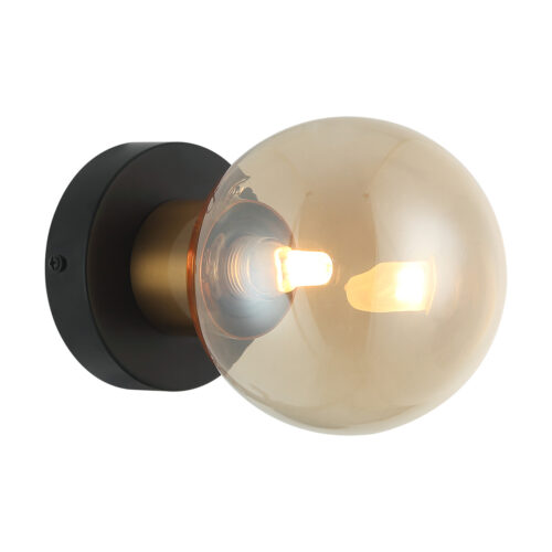 Wall lamp Lux Bletter – LED wall lamp in black