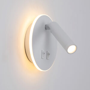 Wall lamp Lux Furla 8w – LED wall lamp in white and aluminum