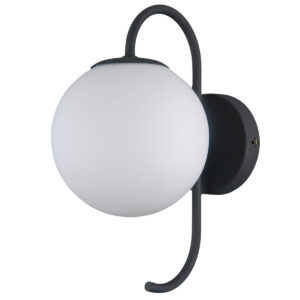 Wall lamp Lux Gela – LED wall lamp in black and steel