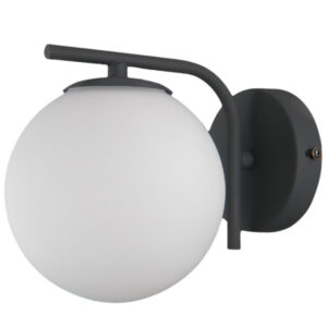 Wall lamp Lux Raddi – LED wall lamp in black and steel