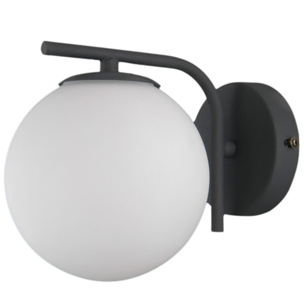 Wall lamp Lux Raddi – LED wall lamp in black and steel