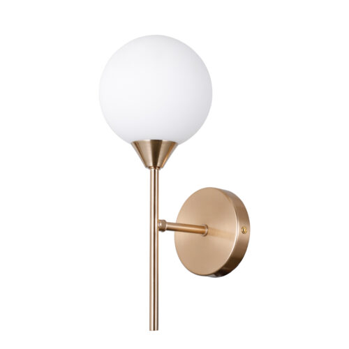 Wall lamp Lux Evora – LED wall lamp in gold and aluminum