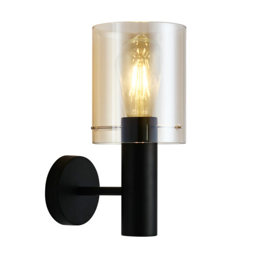 Wall lamp Lux Sardo – LED wall lamp in black and steel