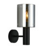 Wall lamp Lux Sardo – LED wall lamp in black and steel