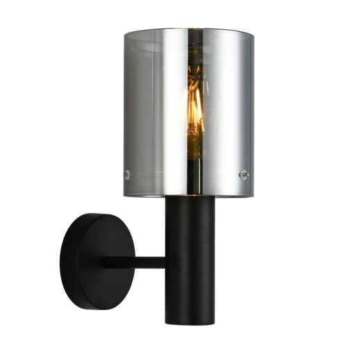 Wall lamp Lux Sardo – LED wall lamp in black and steel