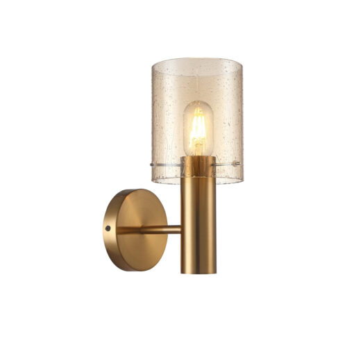 Wall lamp Lux Sardo Rain – LED wall lamp in brass and steel