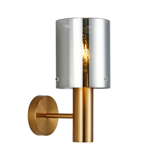 Wall lamp Lux Sardo – LED wall lamp in brass and steel