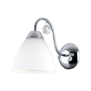 Wall lamp Lux Lugano – LED wall lamp in chrome