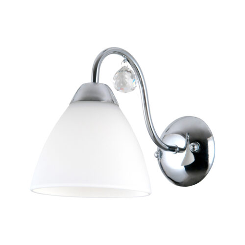 Wall lamp Lux Lugano – LED wall lamp in chrome