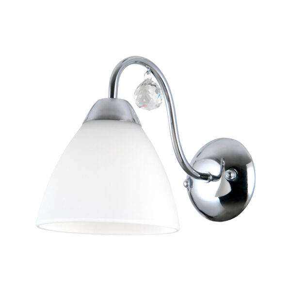Wall lamp Lux Lugano – LED wall lamp in chrome