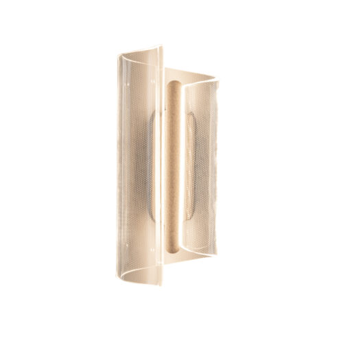Wall lamp Lux Casel – LED wall lamp in coffee and steel