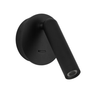 Wall lamp Lux Carda – LED wall lamp in black and aluminum