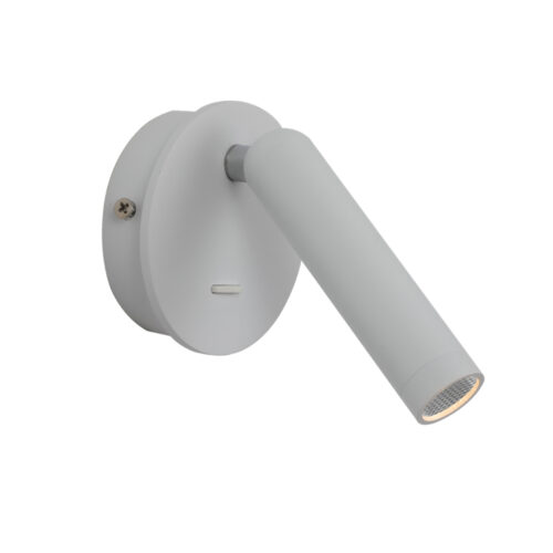 Wall lamp Lux Carda 2.5W – LED wall lamp in white and aluminum