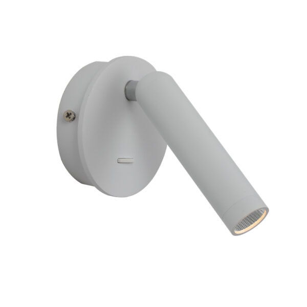 Wall lamp Lux Carda 2.5W – LED wall lamp in white and aluminum
