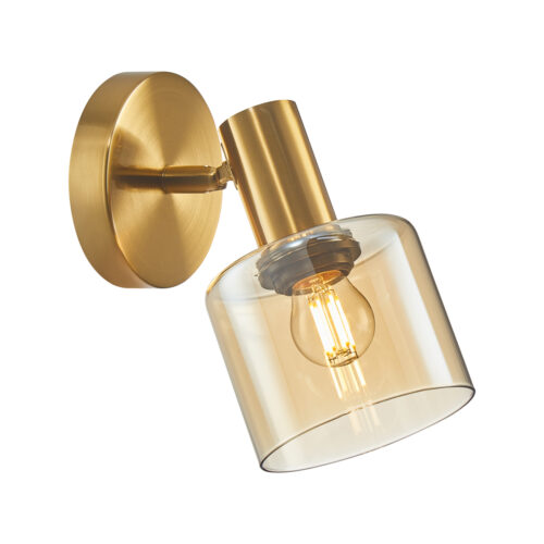 Wall lamp Lux Santia 40w – LED wall lamp in brass and steel