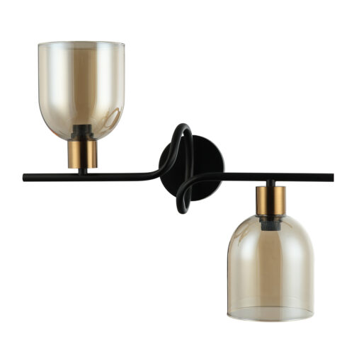 Wall lamp Lux Servio – LED wall lamp in black and steel